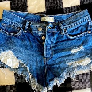 Denim shorts!